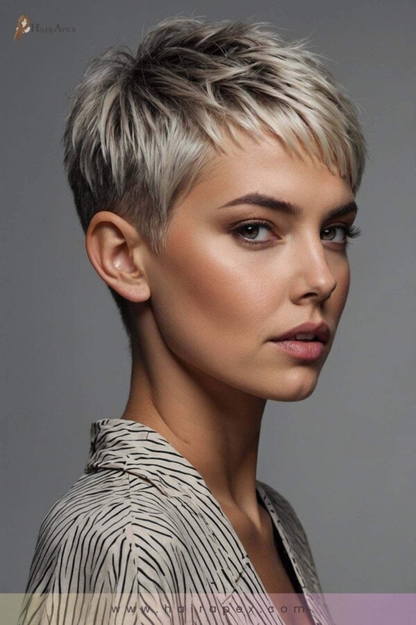 coupe courte femme stylée