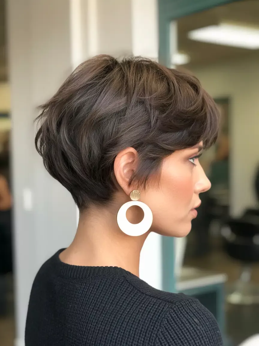 coupe moderne dégradée effilée