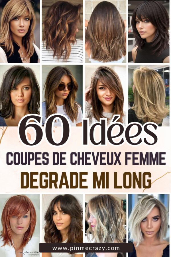 coupe mi-longue dégradée