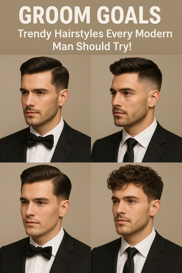 coiffure mariage homme