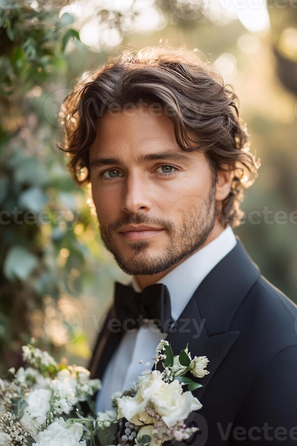 coiffure mariage homme