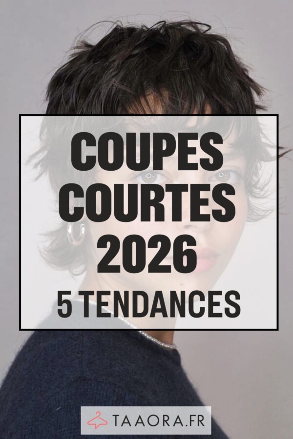 Coupe courte femme moderne élégante.