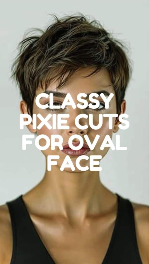 Coupe courte femme moderne élégante.