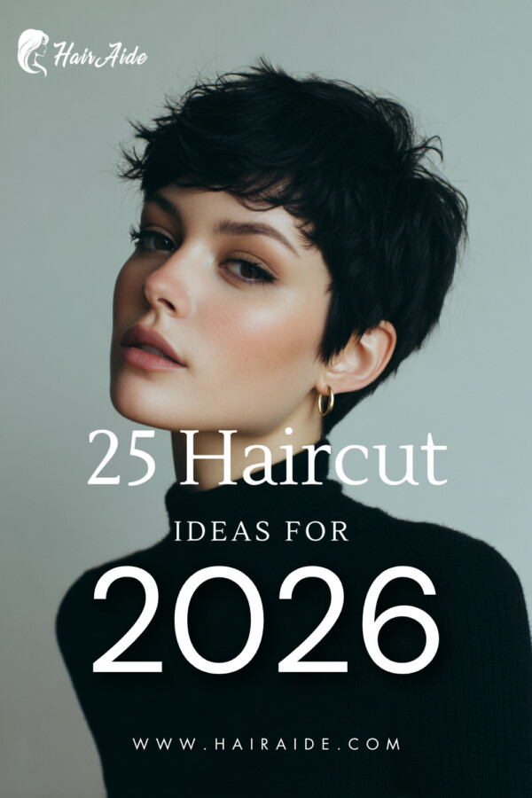 Coupe courte femme moderne élégante.