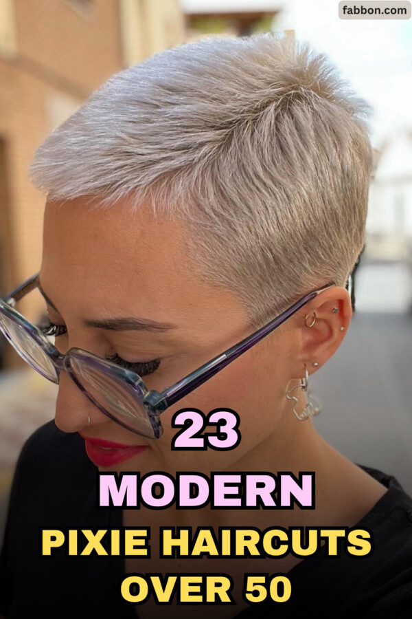 Coupe courte femme moderne élégante.