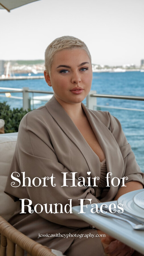 Coupe courte femme moderne élégante.