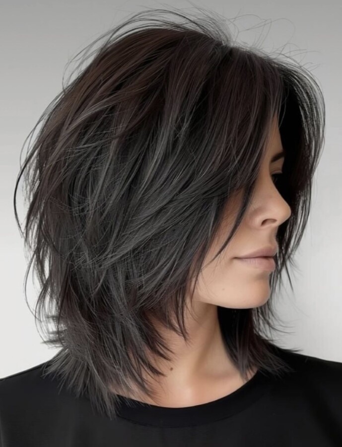 coupe carre degrade effile