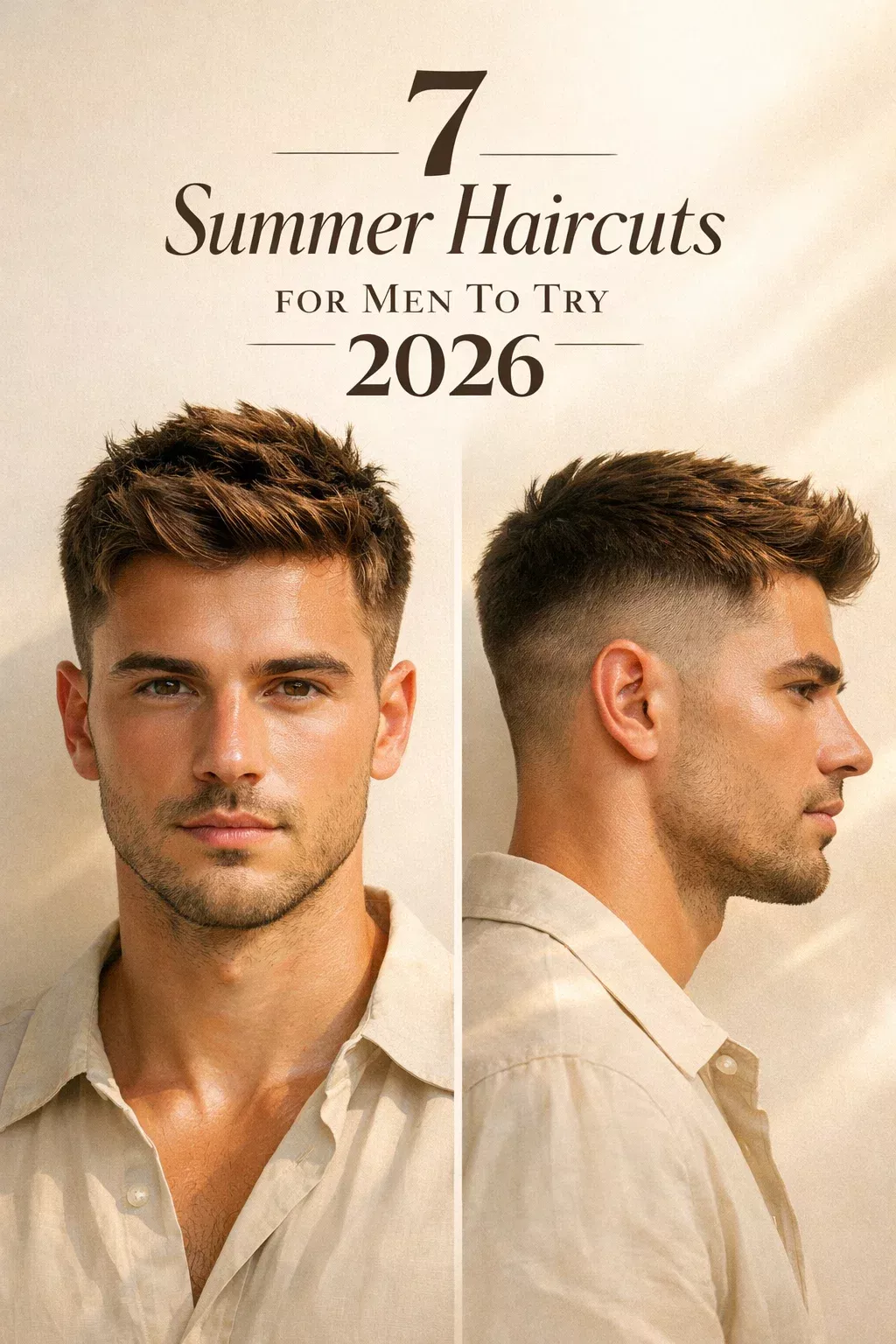 coupe homme court moderne