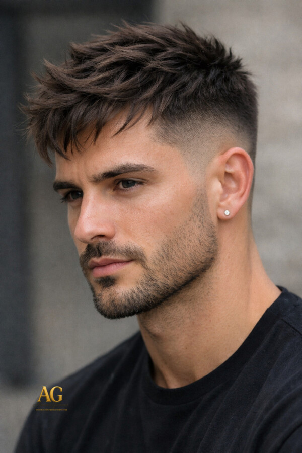 coupe homme court moderne
