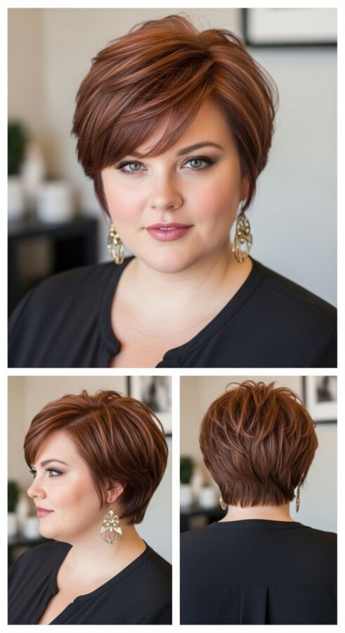 coupe degradee femme court